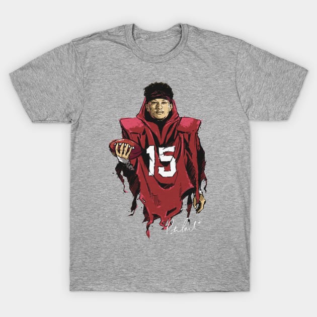 Patrick Mahomes Kansas City Grim Reaper T-Shirt by MASTER_SHAOLIN